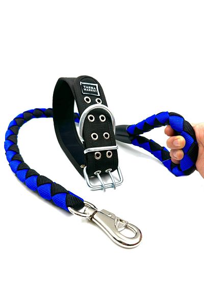 Tasma Market Pitbull Dog Walking and Neck Collar Set