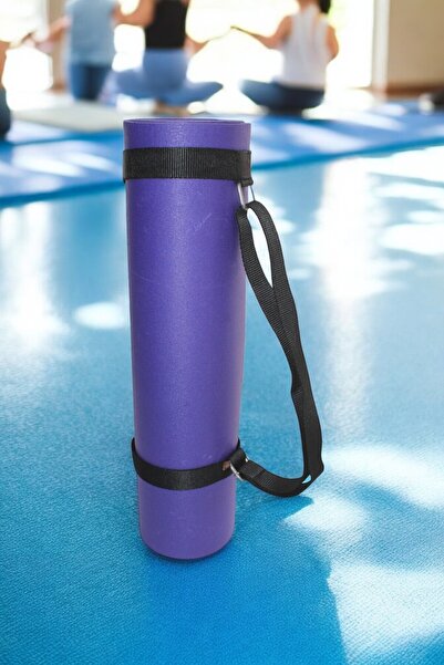 Genel Markalar Yoga Pilates Mat Taşıma Askısı Ayarlanabilir Siyah Kayış
