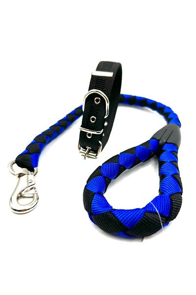 Tasma Market Medium Breed Dog Walking and Neck Collar Set