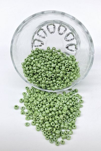 Hayalperest boncuk Matte Green Sand Beads 4 Mm