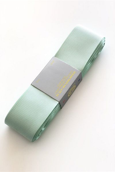 Hayalperest boncuk Panglică Grosgrain Verde Apă Deschisă 4 Cm 10 Mt