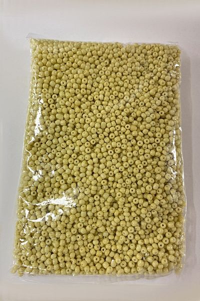 Hayalperest boncuk Μαλακές κίτρινες χάντρες άμμου 4 mm 500 γρ