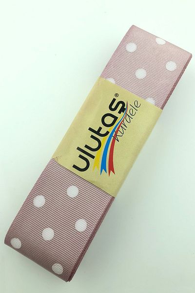 Hayalperest boncuk Πούδρα Λευκή Πουά Κορδέλα Grosgrain 4 εκ