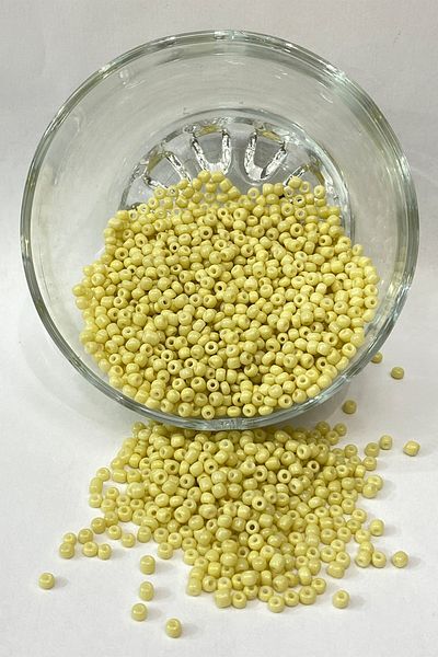 Hayalperest boncuk Ανοιχτό κίτρινο άμμο χάντρες 3 mm 50 γρ