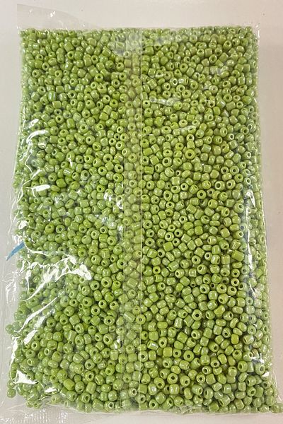 Hayalperest boncuk Bright Green Sand Beads 4 Mm 500 Gr