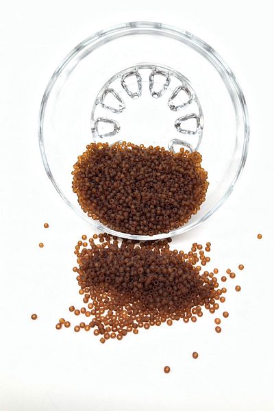 Hayalperest boncuk Χάντρες άμμου καφέ ματ 2 mm
