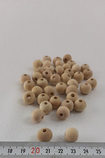 Hayalperest boncuk 10 Mm Natural Color Wooden Beads