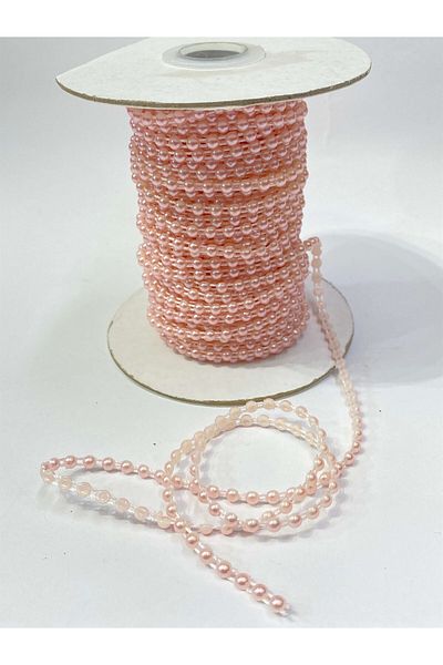 Hayalperest boncuk Πλαστική Λωρίδα Half Pearl 4 Mm 10 Mt