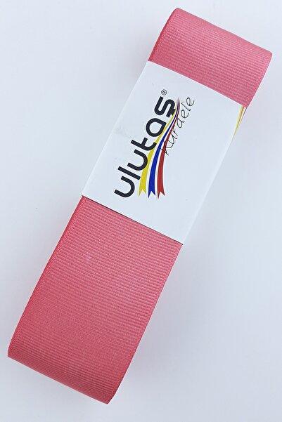 Ulutaş Panglică Grosgrain Floare de Rodie Întunecată 4 cm 10 m