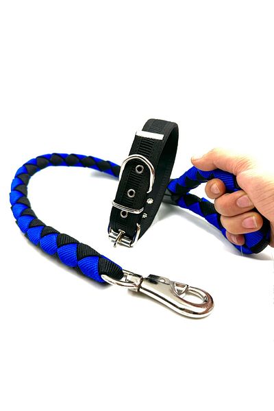 Tasma Market Medium Breed Dog Walking and Neck Collar Set