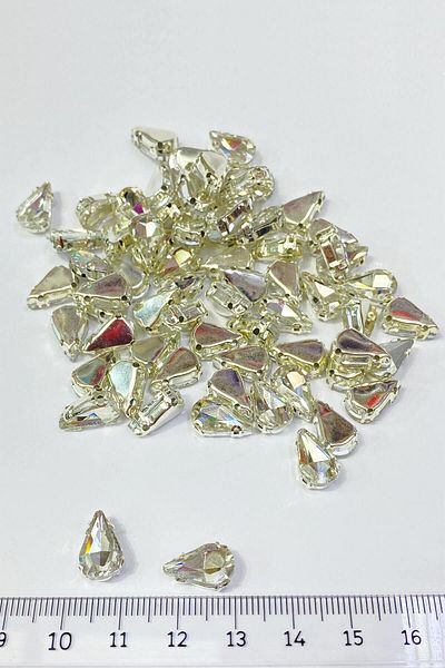 Hayalperest boncuk Γυάλινη θήκη Drop Stone 10 τεμαχίων