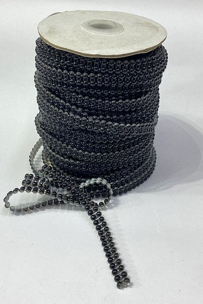 Hayalperest boncuk Πλαστική λωρίδα διπλής σειράς Half Pearl 4 Mm 10 Mt