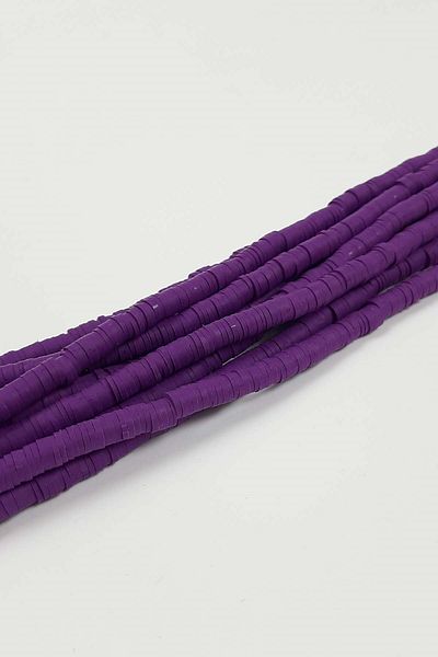 Hayalperest boncuk Purple Fimo Dough Bead