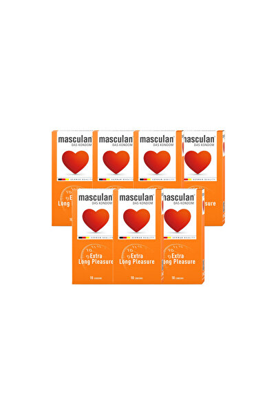 Masculan واقيات ذكرية طويلة الأمد، 10 قطع (7 علب)