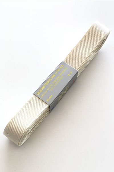 Hayalperest boncuk Panglică Grosgrain Crem 2 Cm 10 Mt