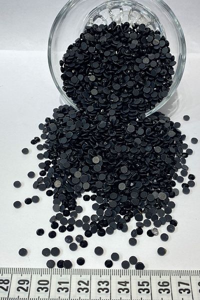 Hayalperest boncuk Iron-On Ss20 (5mm) Black Bonding Stone 25 Grm
