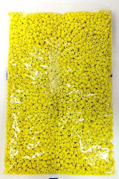Hayalperest boncuk Ματ Κίτρινες Χάντρες Άμμου 4 Mm 500 γρ
