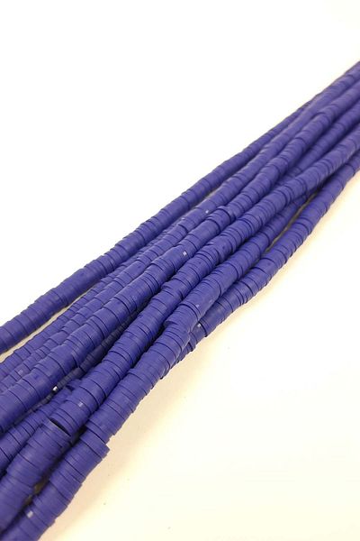Hayalperest boncuk Saks Blue Fimo - Dough Bead Detailed