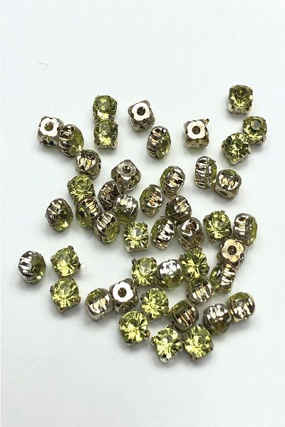 Hayalperest boncuk Oil Green Case Plastic Planting Stone 25 Pieces