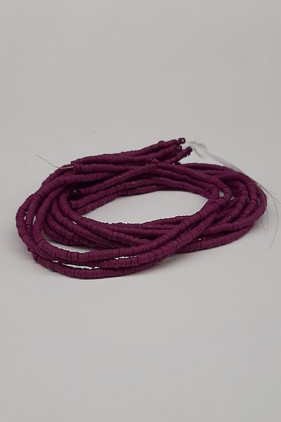 Hayalperest boncuk Plum Fimo Dough Beads 4mm