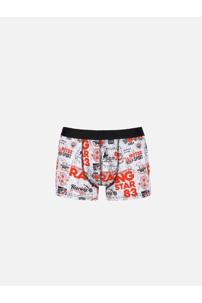 Colin's Ανδρικό εκρού μπόξερ Modern Fit με τύπωμα