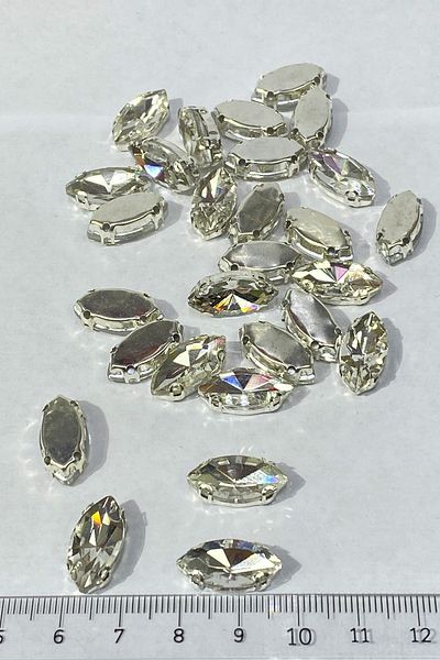 Hayalperest boncuk Glass Shuttle Stone 10 Pieces