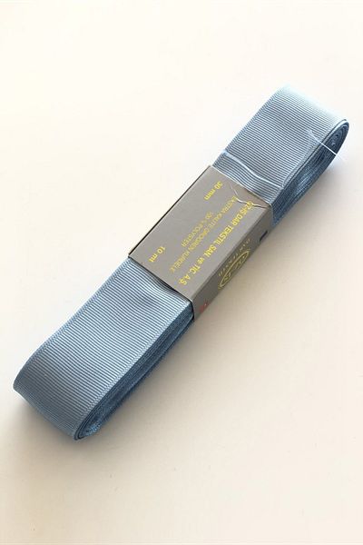 Hayalperest boncuk Panglică Grosgrain Baby Blue 3 Cm 10 Mt