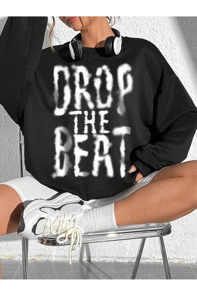 donamod Hanorac Coolane Slogan Graphic Drop Shoulder din seria Coke