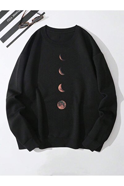 donamod Seria Coko Moon Print Swea tricou
