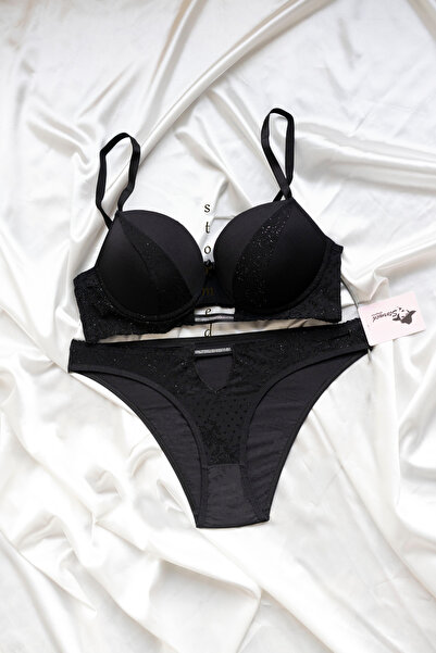 STORMED Σετ σουτιέν χωρίς επένδυση με λεπτομέρεια δαντέλας 2085