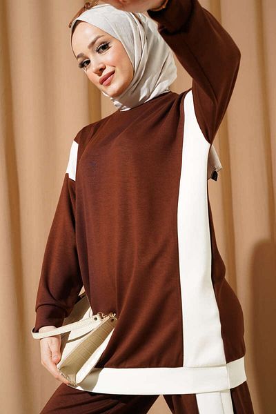 VOLT CLOTHİNG Women's Loyşa Stripe Detailed Double Suit