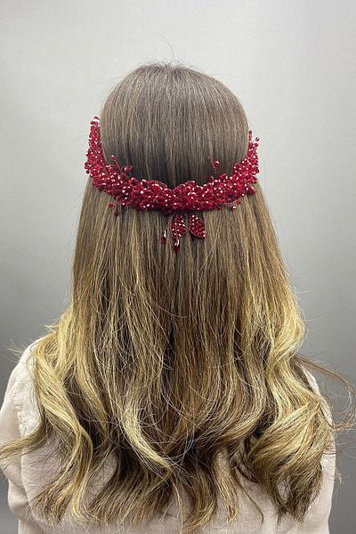 Hayalperest boncuk Accesoriu de păr Sıla Model Bridal Henna