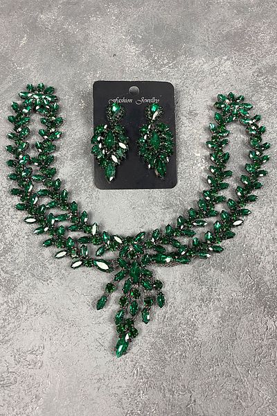 Hayalperest boncuk Sultan Frontlet Bridal Henna Hair Accessory and Earring Set