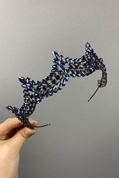Hayalperest boncuk Coroana de mireasa Henna Venice cu pietre