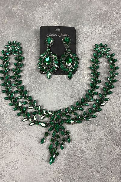Hayalperest boncuk Accesoriu și cercei pentru păr Henna pentru mireasă Green Sultan
