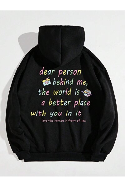 donamod Coke series Slogan Graphic Kangaroo Pocket Drawstring Hanorac căptuși...