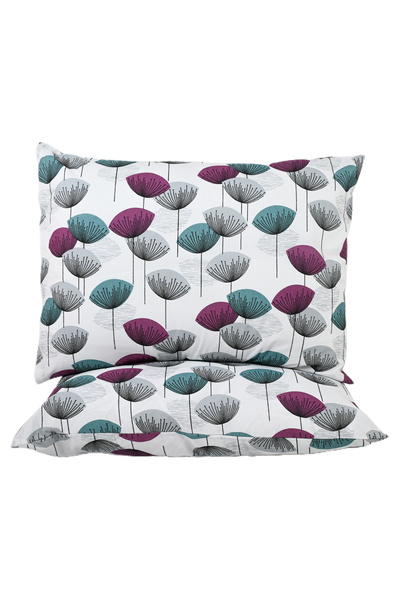 femmhome (40 cm Height) Basic Ranforce Double Fitted Sheet Set 160X200+40 cm