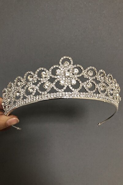 Hayalperest boncuk Πολύχρωμο στέμμα νύφης με λουλούδια - Ασημί