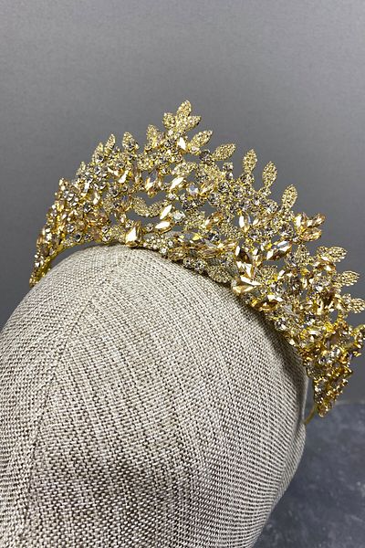 Hayalperest boncuk Coroana de Henna pentru Mireasa cu Frunze Oscar