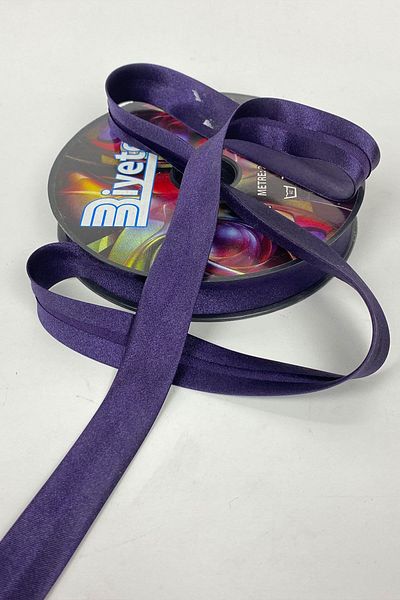 Hayalperest boncuk 2cm Dark Purple Satin Piping - 1m