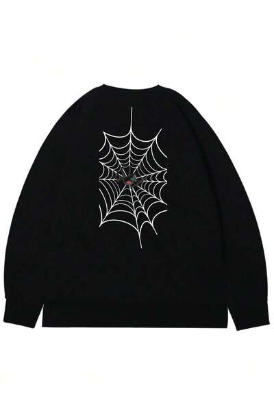 donamod Seria Coko Spider Web Print Swea tricou