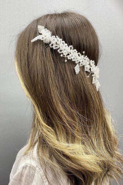 Hayalperest boncuk Αξεσουάρ μαλλιών Sıla Model Gelin Henna - Διαφανές