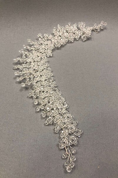 Hayalperest boncuk Accesoriu pentru păr și turban cu mărgele de cristal transparent