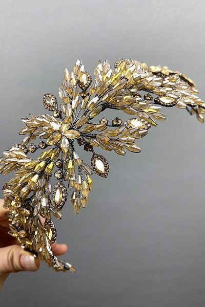 Hayalperest boncuk Accesoriu pentru banda de păr Arden Beaded Bridal Tiara
