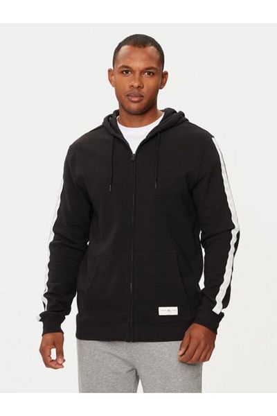 Tommy Hilfiger Men's Brand Logo Long Sleeve Casual Black Sweatshirt Um0Um03011-Bds