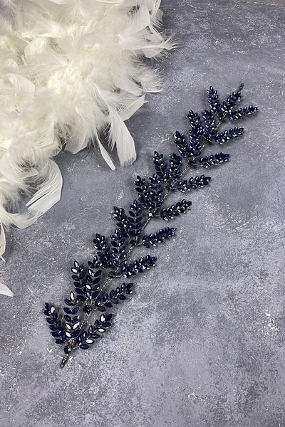 Hayalperest boncuk Accesoriu pentru păr de mireasă Dilana Leaf Branched Band