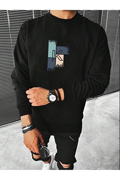 donamod Seria Coko Geo Print Swea tricou