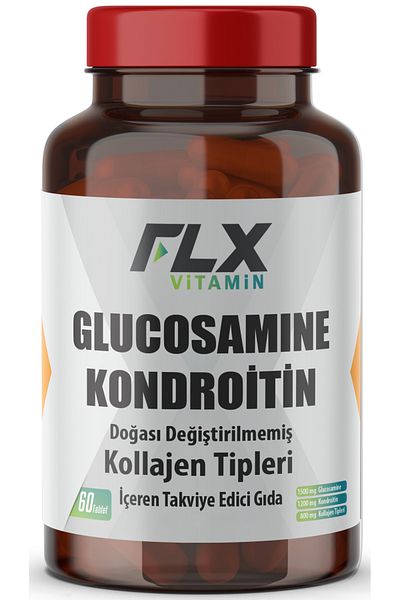 FLX Glucosamine Chondroitin Msm 60 Tablets - Hyaluronic Acid Turmeric