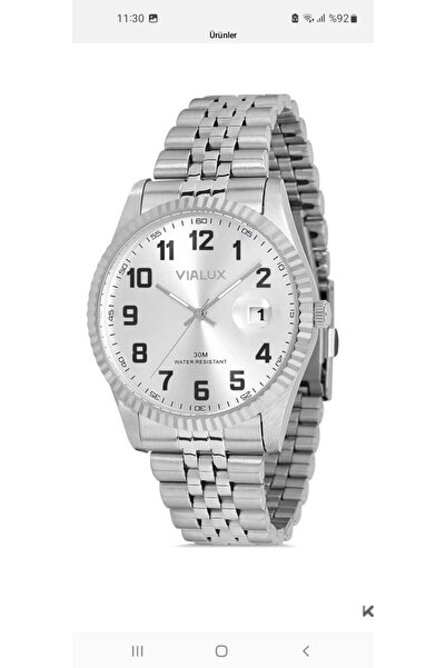 Vialux As501S-01Ss Steel Cord Men's Wrist Watch