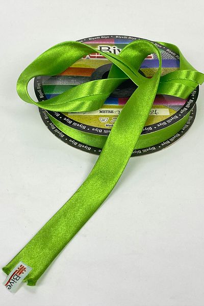 Hayalperest boncuk 2cm Φιστίκι Πράσινο Σατέν Πανί - 1μ